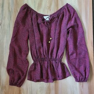 Michael Kors Cheetah Print Blouse